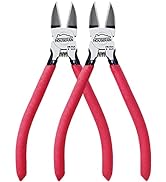 Wire Cutters 2 PACK, 6 inch Wire Cutters Set, HOUSERAN Side Cutters Flush Cut Pliers, Spring Load...