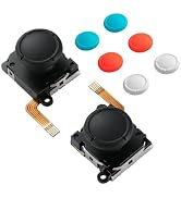 GuliKit TMR Joycon Joystick Replacement, Updated Anti-Drift TMR Electromagnetic Joystick for Swit...