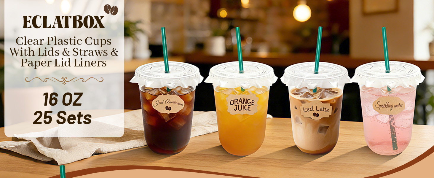 plastic cups with lids