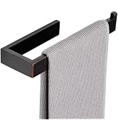 Sayayo Towel Ring for Bathroom, Oil Rubbed Bronze Towel Bar for Bathroom Wall, 10 Inch Hand Towel...