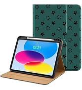 VIKESI Case for iPad A16 11-inch 2025 and iPad 10th Generation 10.9 Inch 2022, Leather Smart Foli...