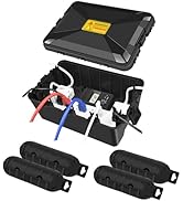 Outdoor Extension Cord Cover,NineLeaf IP54 4PK Small Weatherproof Extension Cord Safety Cover+1PK...