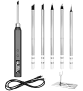 EC Buying T65 Soldering Iron Kit 65W Portable 80-420°C Fast Heating Digital OLED Display 5 Tips A...