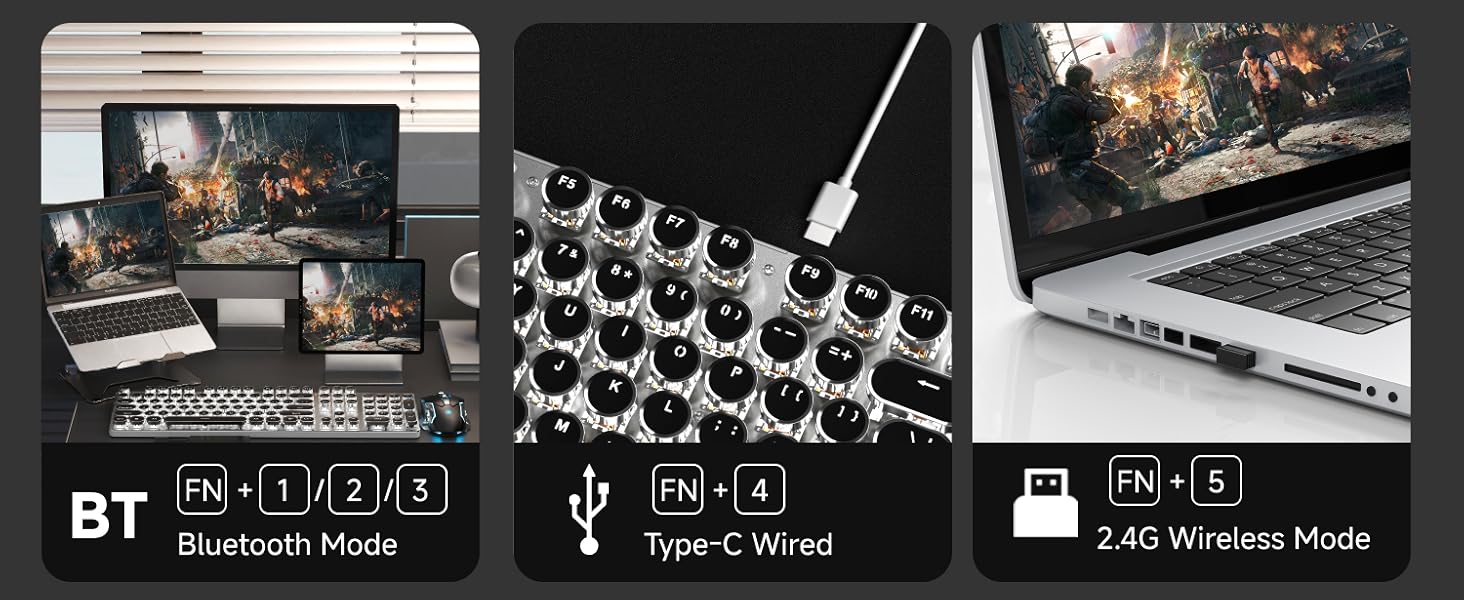 black keyboard