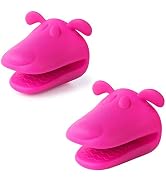 Mini Oven Mitts Gloves-BPA Free Silicone,Heat Resistant , Cooking Pinch Mitts Potholder for Kitch...