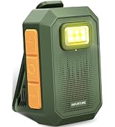 INFURTURE Wearable Bluetooth Speaker IP67 Waterproof Clip on Speaker, Shower Speake/Clean Sound/S...