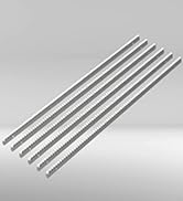 Blütezeit Galvanized Steel Gear Rack 8mm Thickness 3.28ft 4 Pieces Including Mounting Hardware To...
