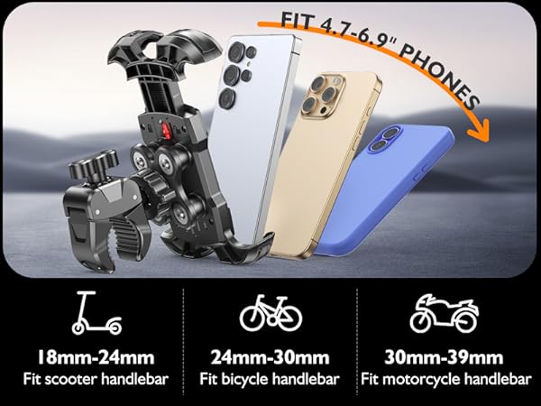 handlebar phone mount