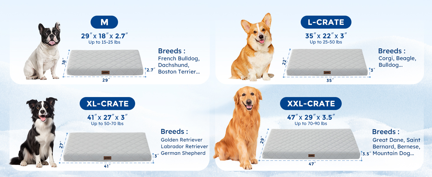 cooling mat size