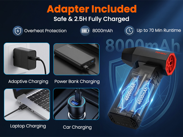 air duster with power adapter