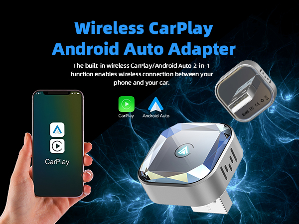 wireless carplay android auto adapter