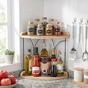 wood corner shelf