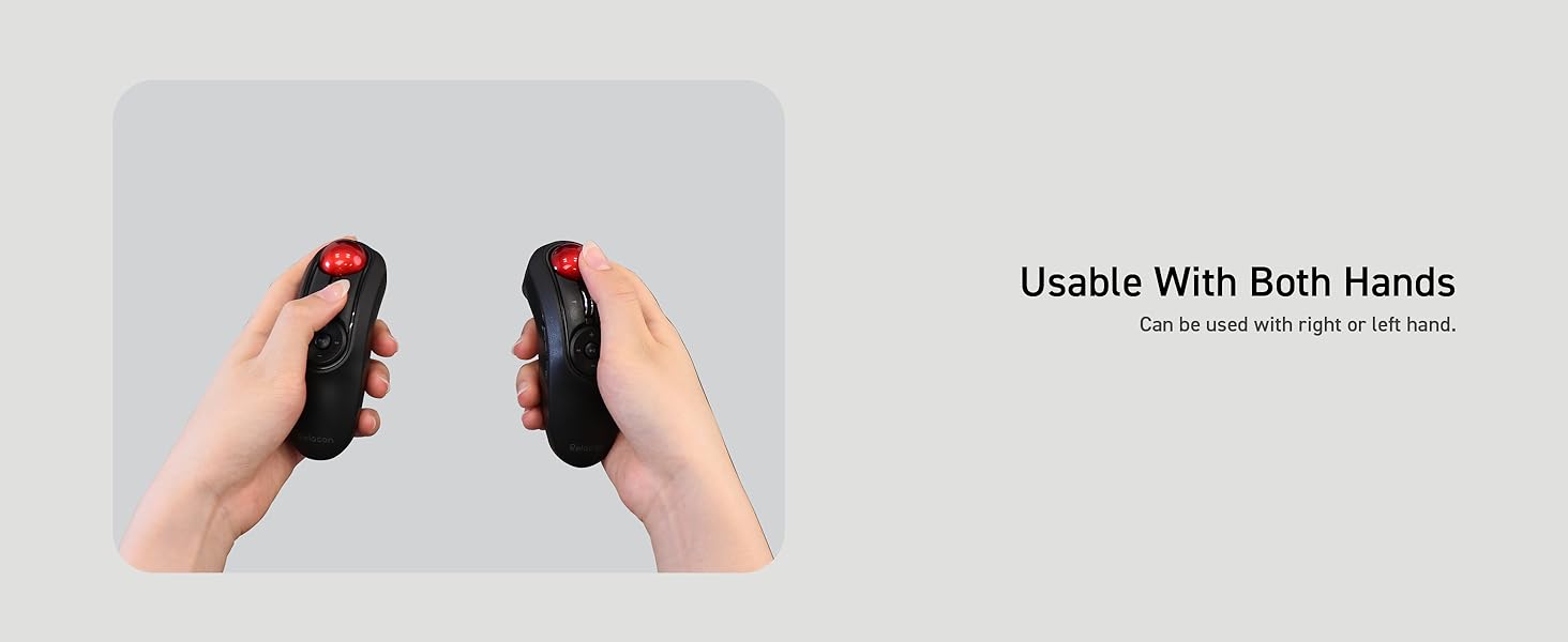 Relacon Trackball Usable With Both Hands