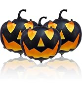 Black Pumpkin Balloon Halloween Balloons Pumpkin Balloons for Halloween Themed Party Supplies Bir...