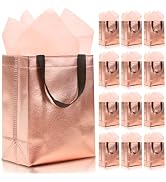 KeerxunBag 12pcs Reusable Gift Bags(Includes Tissue Paper) Gift bag with handle Birthdays Parties...