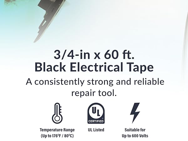 black electrical tape vinyl insulation tape for electrical wire