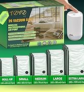 20 Strong Vacuum storage bags with Electric USB chargable air pump