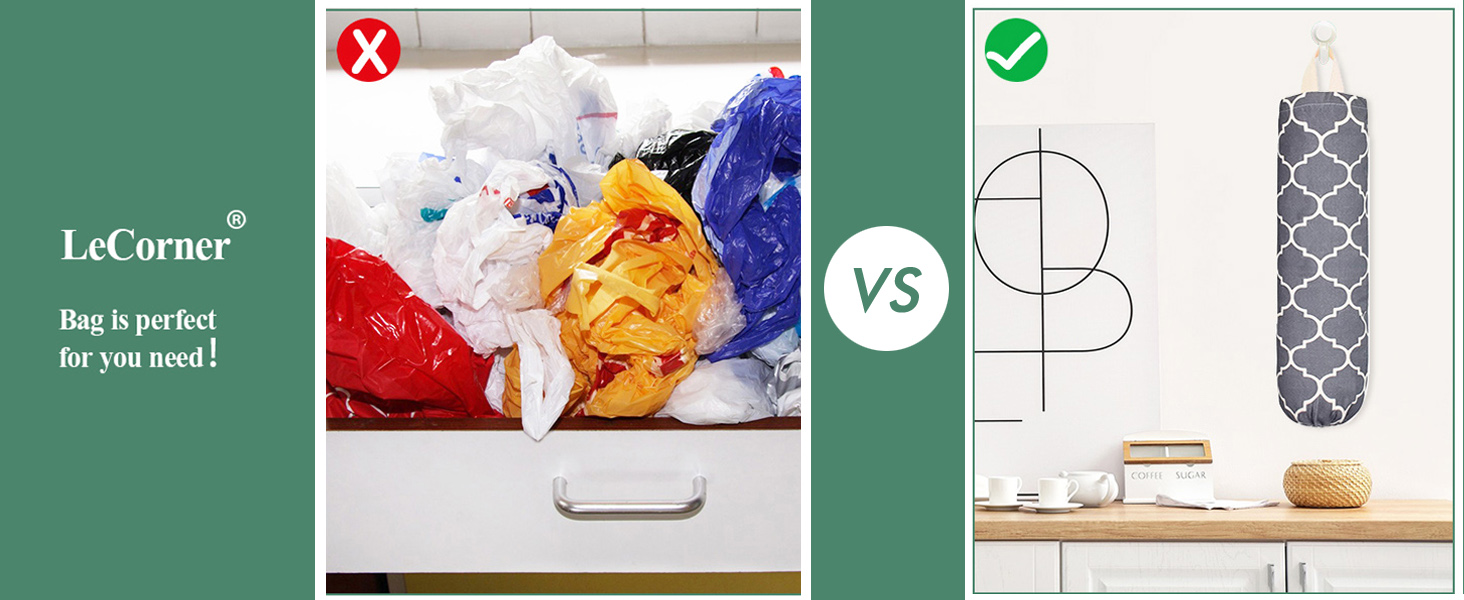 bag dispenser for plastic bags