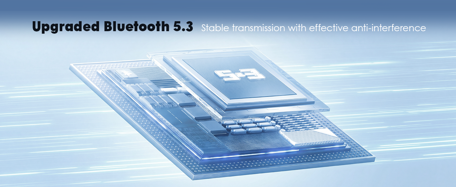 Upgraded Bluetooth 5.3