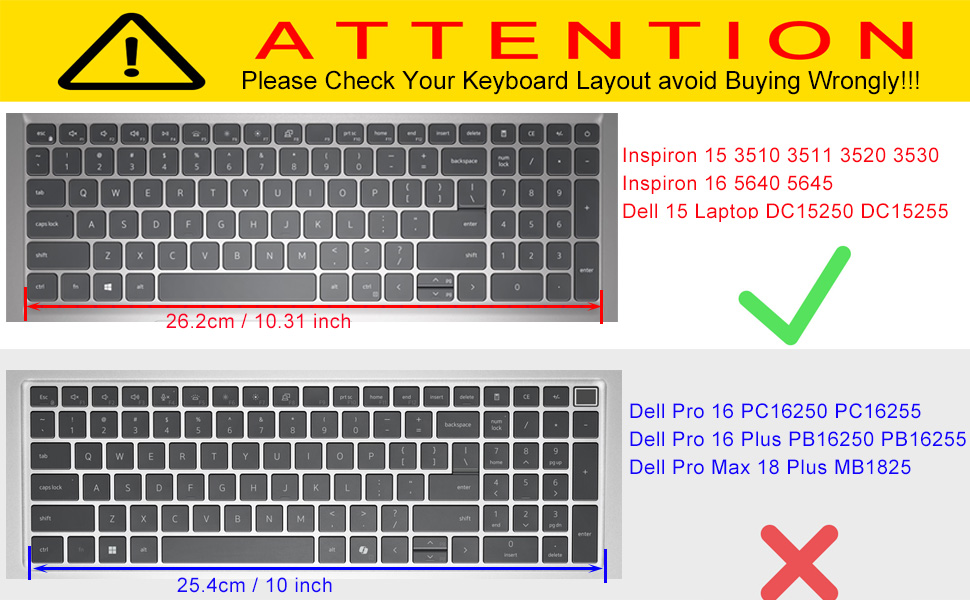 dell inspiron 15 keyboard skin