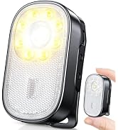 Cuvccn 500LM Ultra Bright Mini EDC Flashlight, Rechargeable Commercial Strobe Light, 10 Modes Run...
