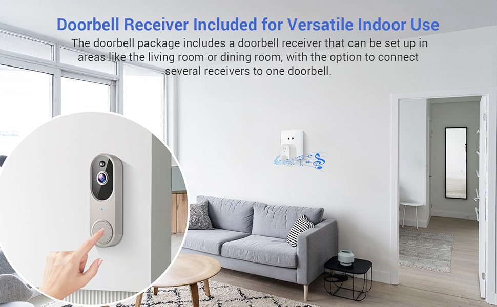 wireless doorbell doorbell camera for apartment door