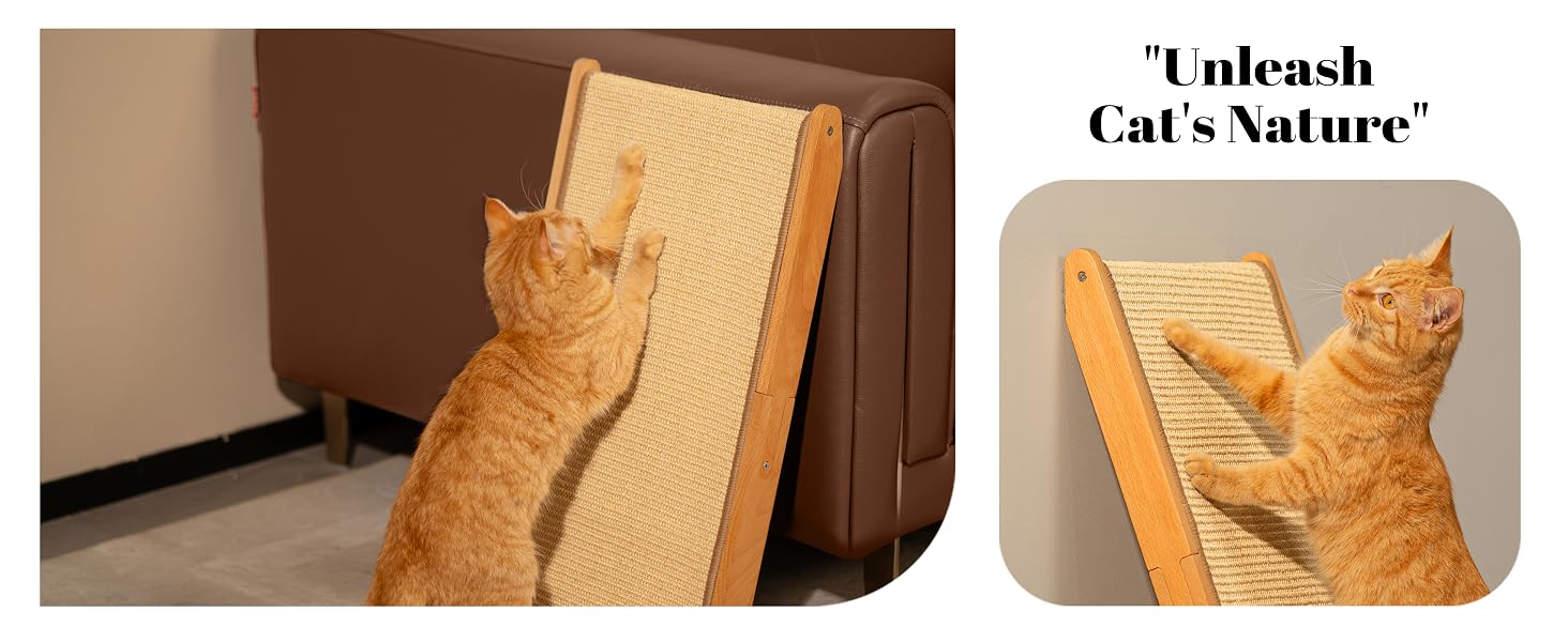 sisal cat scratcher ramp