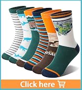 6 Pairs Boys Kids Socks Crazy Fun Novelty Funny Cotton Crew Children Teenage Boys Socks