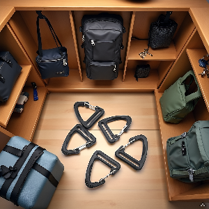 A backpack filled with various outdoor gear and accessories, including a water bottle, snacks, and a
