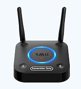1Mii B06TX Bluetooth 5.3 Transmitter for TV to Wireless Headphone/Speaker, Bluetooth Adapter for ...