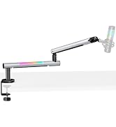 ARES WING Aluminum Low Profile Microphone Boom Arm with RGB Light