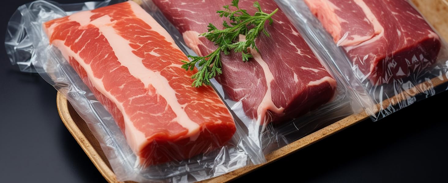 Cloudslucky Vacuum Sealer Bags for Food Storage Save Meal Bag