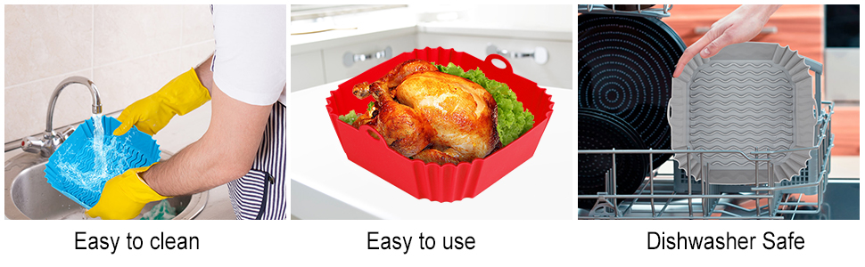 silicone air fryer liner square silicone air fryer liners silicone tray for air fryer