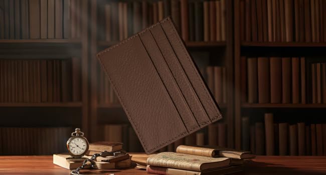 mens slim wallet credit card holder for men