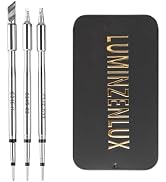 3PCS C245 Heavy-Duty Soldering Tip Kit Includes 907-D2.2, 102-C2 & 939-K Tips Compatible with JBC...
