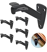 Hand Rail Brackets for Stairs- 6 Pcs Heavy Duty Black Handrail Brackets for Indoor Stairs or Outd...