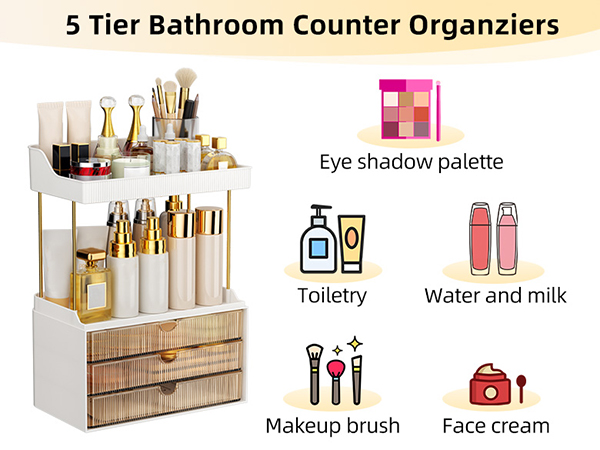 bathroom organizer countertop