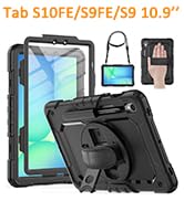 Samsung Galaxy Tab S10 FE S9 FE case 10.9 11 inch screen protector protective hard strong heavy duty