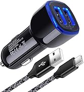Car Charger for Samsung Galaxy A21 A11 A51 A20 A01 A10E A9 A50 A71 A12 A52 A15 A25 A14 A13 A53 A5...