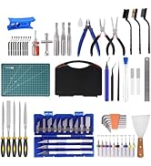 3D Printer Tool Kit with Deburring Tool, Nozzle Cleaning Kit, Art Knife Set, and Tube Cutter 3D P...