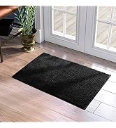 HOMEIDEAS Door Mats Indoor, 17"x29" Super Absorbent Non Slip Rugs for Entryway, Front Back Welcom...