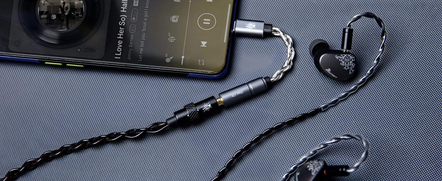 Kiwi Ears AD1 PRO DAC Adapter Cable