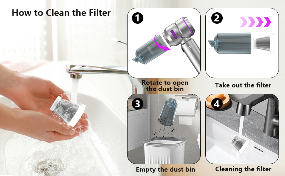 Reusable and Washable Metal HEPA Filter