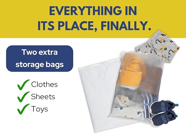 clear moving storage bags