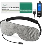 Telepepe Heated Eye Mask, Warm Eye Compress for Dry Eyes, Moist Heat Therapy for Blepharitis, Dar...