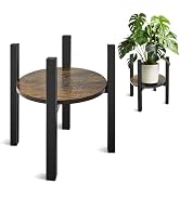 Uniqcovosa Adjustable Plant Stand, Mid Century Modern Indoor Plants Stands - Fits 8 to 13 Inches ...