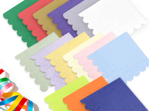 scalloped cocktail napkins paper dessert napkins scalloped disposable napkins paper dinner napkins