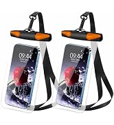 Heliosea Waterproof Phone Pouch, Waterproof Phone Case with Lanyard for iPhone, Samsung, IPX8 Cel...