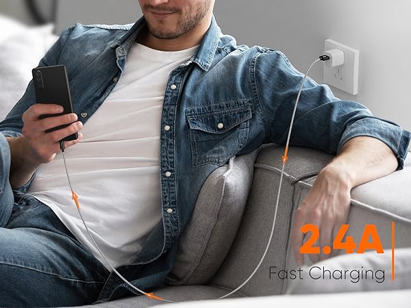 2.4A Fast Charging