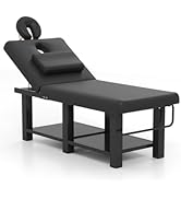 Professional Massage Table Heavy Duty 440lbs - Adjustable Facial Bed with Hidden Chest Hole & Bac...